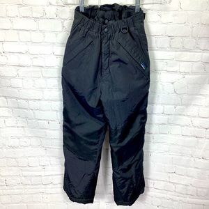 L.L. Bean Black Ski Snowboard Pants Kids Medium 10-12 Unisex